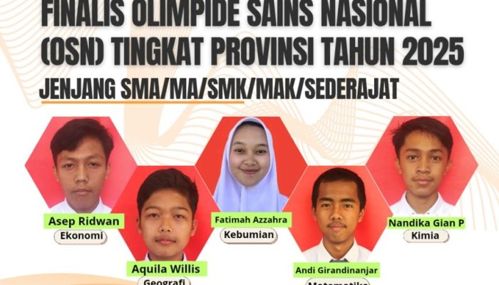 MAN 4 Garut Bangga! Lima Siswa Lolos ke Finalis OSN Tingkat Provinsi 2025