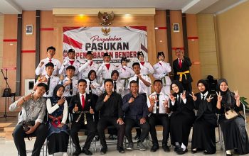 Enam Siswa MAN 4 Garut Resmi Dikukuhkan Sebagai Paskibra Tingkat Kecamatan Cisewu HUT RI Ke-81